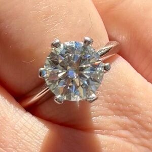 3.5ct Moissanite Ring